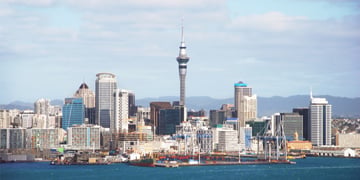 Auckland, New Zealand - the largest and most populous urban area in the country